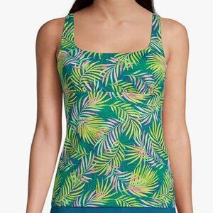 Lands End Underwire Tankini Swim Top 22W